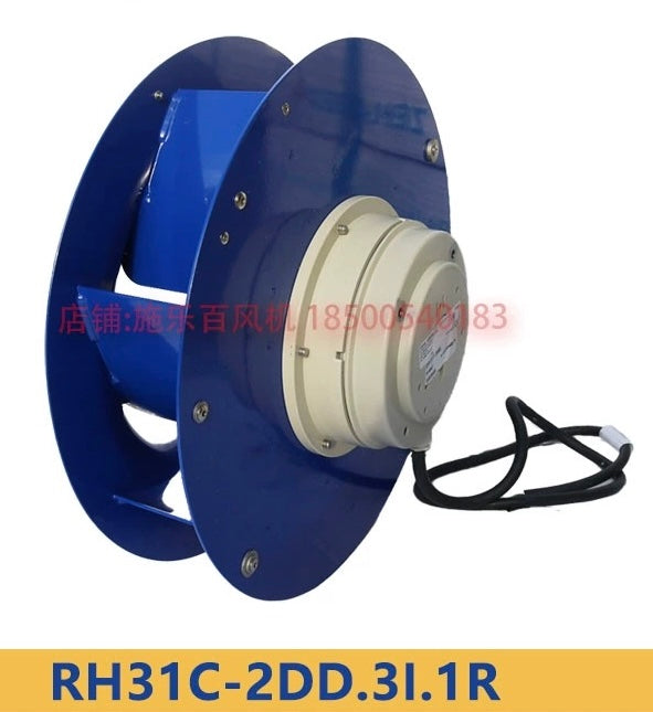 45-Degree Angle View RH31C-2DD.3I.1R ZIEHL-ABEGG centrifugal fan
