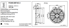 FC045.6DF.4C.3 ZIEHL-ABEGG Axial Fan