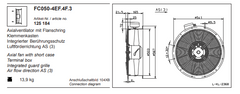 FC050-4EF.4F.3 ZIEHL-ABEGG Axial Fan