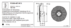 FC050-4ET.4F.3 ZIEHL-ABEGG Axial Fan
