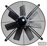 FC056-4DF.6F.A7 ZIEHL-ABEGG Axial Fan top view