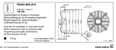 FE042-4EK.2F.6 ZIEHL-ABEGG Axial Fan