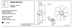 FE042-VDA.2F.2 ZIEHL-ABEGG Axial Fan