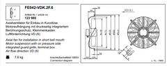 FE042-VDK.2F.6 ZIEHL-ABEGG Axial Fan