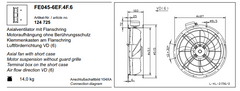 FE045-6EF.4F.6 ZIEHL-ABEGG Axial Fan