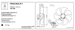 FE045-SDA.4F.1 ZIEHL-ABEGG Axial Fan