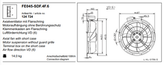 FE045-SDF.4F.6 ZIEHL-ABEGG Axial Fan