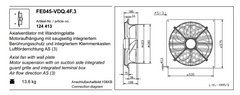 FE045-VDQ.4F.3 ZIEHL-ABEGG Axial Fan