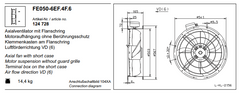 FE050-6EF.4F.6 ZIEHL-ABEGG Axial Fan