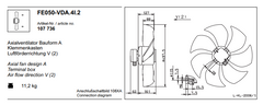 FE050-VDA.4I.2 ZIEHL-ABEGG Axial Fan