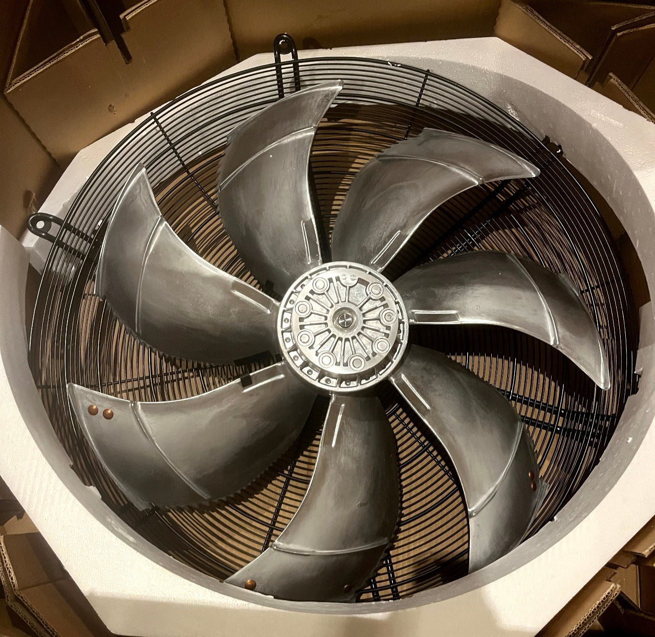 FE080-SDK.6N.V7 ZIEHL-ABEGG Axial Fan back view