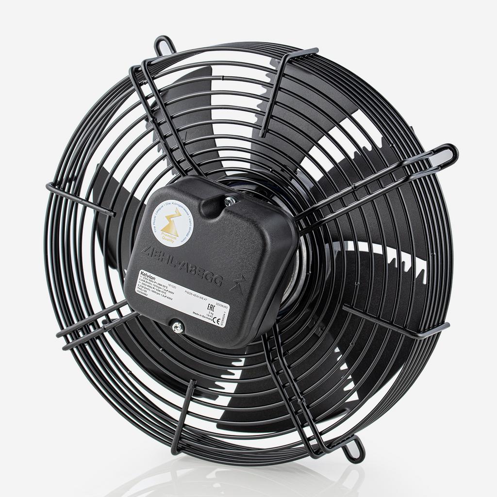 FN025-2ED.WA.A7 ZIEHL-ABEGG Axial Fan front view