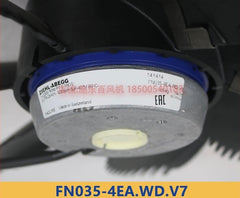 FN035-4EA.WD.V7 ZIEHL-ABEGG Axial Fan center nameplate