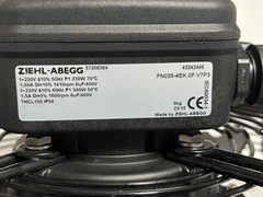 FN035-4EK.0F.V7P3 ZIEHL-ABEGG Axial Fan nameplate