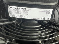 FN040-4DK.0F.V7P1 ZIEHL-ABEGG Axial fan nameplate & label