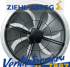 Front View FN040-VDL.0F.A7P1 ZIEHL-ABEGG Axial Fan