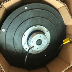 top view of nameplate of RH31V-4EP.WD.1R ZIEHL-ABEGG centrifugal fan back view