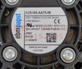 K2S165-AA75-06 ebm-papst entrifugal Fan 230VAC 35/34W 2150RPM
