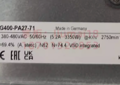 K3G400-PA27-71 ebm papst fan 380V