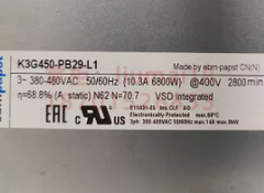 K3G450-PB29-L1 ebm papst fan