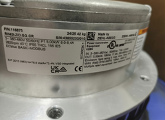 NAMEPLATE OF RH45I-ZID.GG.CR ZIEHL-ABEGG centrifugal fan
