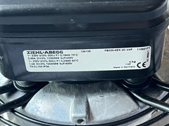 Nameplate of FB035-4EK.2C.V4P ZIEHL-ABEGG Axial Fan