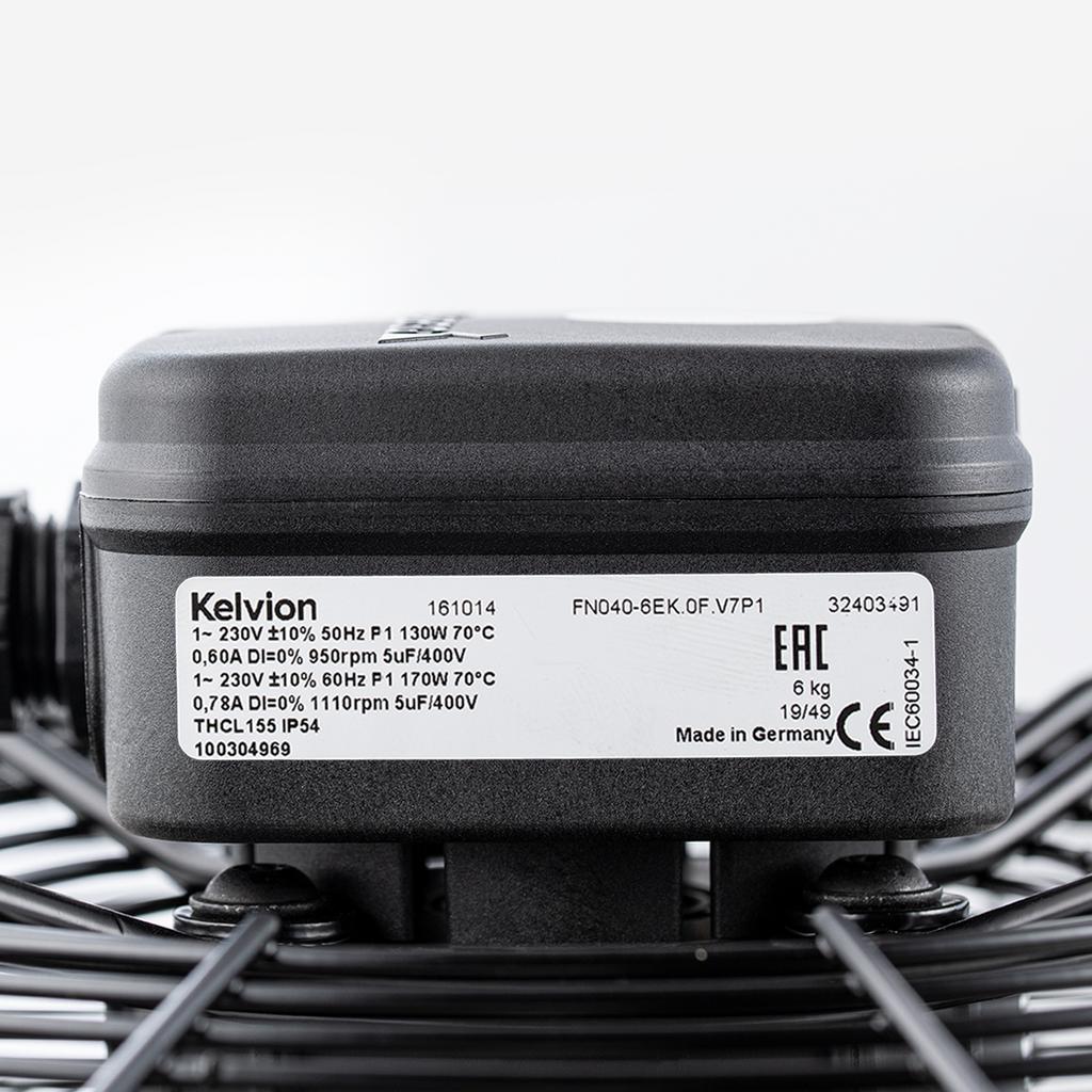Nameplate of FN040-6EK.0F.V7P1 ZIEHL-ABEGG Axial Fan