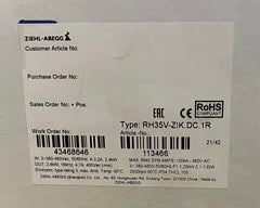 Packaging RH35V-ZIK.DC.1R ZIEHL-ABEGG centrifugal fan