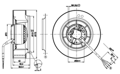 R2E175-AR70-05 ebm papst centrifugal fan