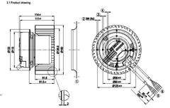 R3G146-AB72-01 Ebmpapst centrifugal fan Motor M3G074-CF