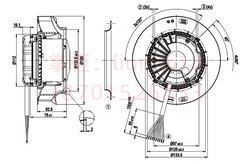 R3G190-RY87-P2 ebm papst centrifugal fan
