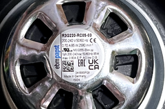 R3G220-RC05-03 ebm-papst Centrifugal fan nameplate