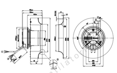 R3G250-AH52-01 ebm papst centrifugal fan