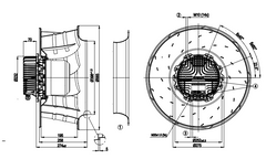 R3G560-AH32-61 ebm papst centrifugal fan