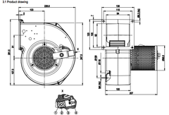 R4D450-AA04-05 ebm-papst Fan 650W