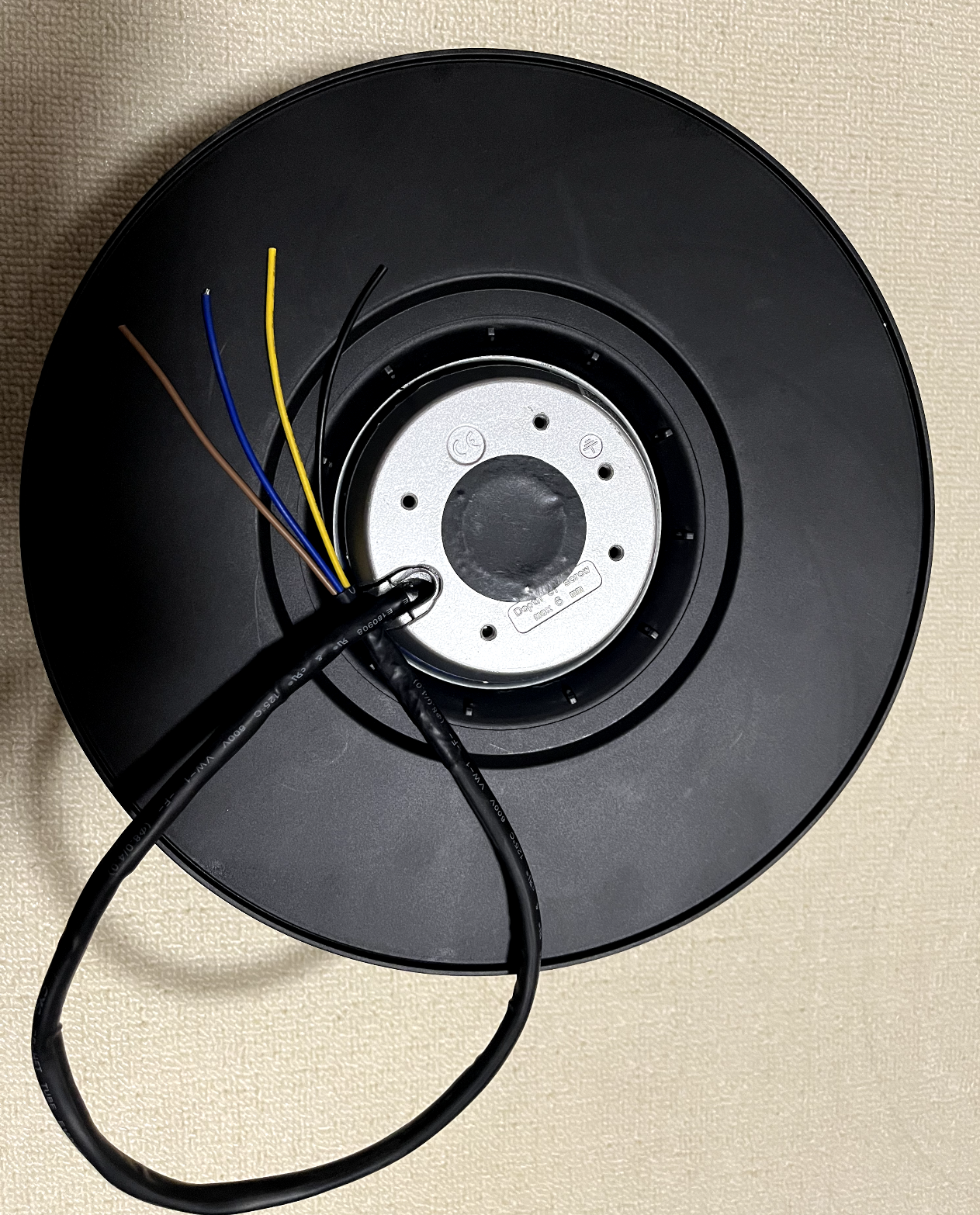 RH25V-2EP.WD.1R ZIEHL-ABEGG centrifugal fan top view