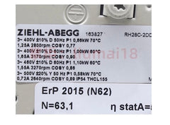 RH28C-2DD.3I.CR ZIEHL-ABEGG centrifugal fan DATA