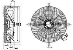 S3G400-AN04-30 ebm-papst Fan 230V