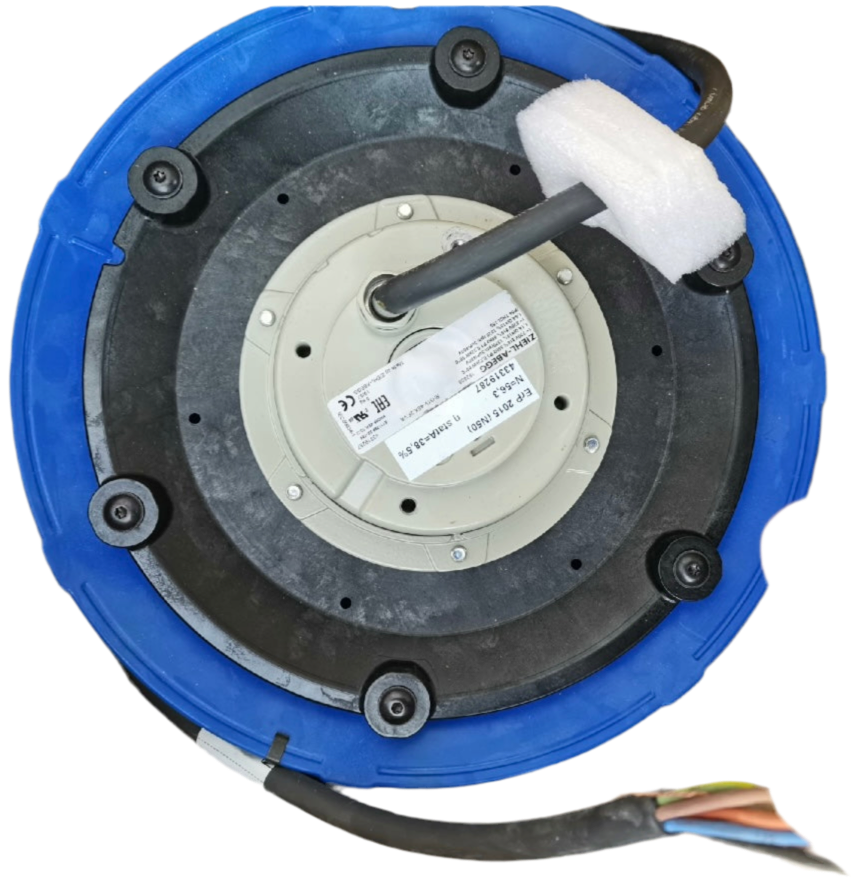 Top View RH31V-4EK.2F.VR ZIEHL-ABEGG centrifugal fan