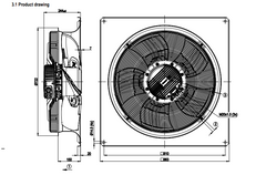 W3G650-CK02-03 EBMpapst Fan