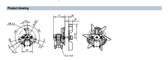 ebm-papst RRL152/0020A72-3020LH-503amn axial Fan dimension