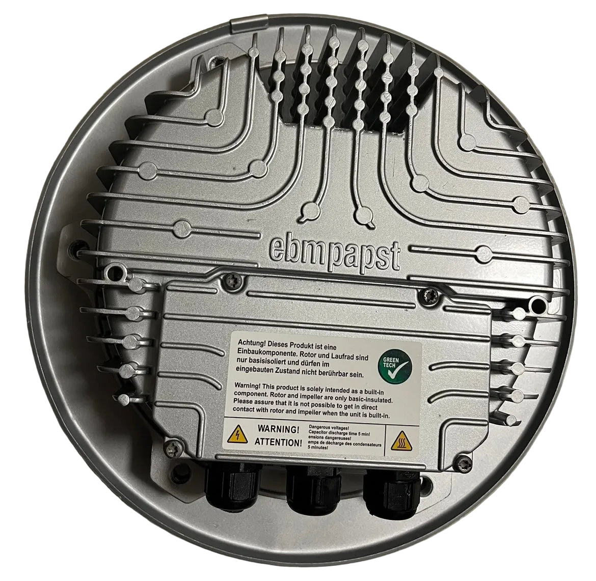 front view of R3G355-AY40-01 Ebm-papst Centrifugal Fan
