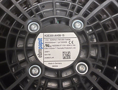label & nameplate of EBMPAPST K2E200-AH08-15 Centrifugal Fan