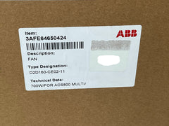 label of Ebm-papst D2D160-CE02-11 Centrifugal Blower