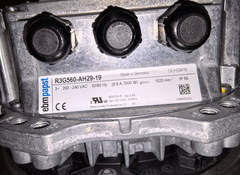 label of R3G560-AH29-19 ebm-papst centrifugal fan