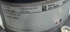 lable of FN080-ZKQ.DG.V5P4 ZIEHL-ABEGG Axial Fan