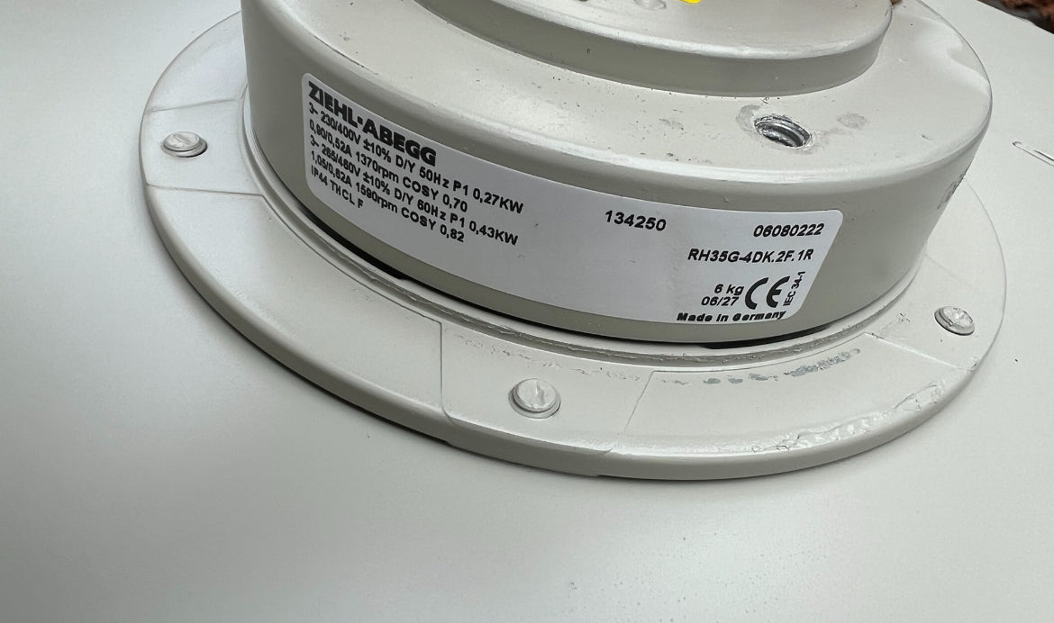 lable of RH35G-4DK.2F.1R ZIEHL-ABEGG centrifugal fan