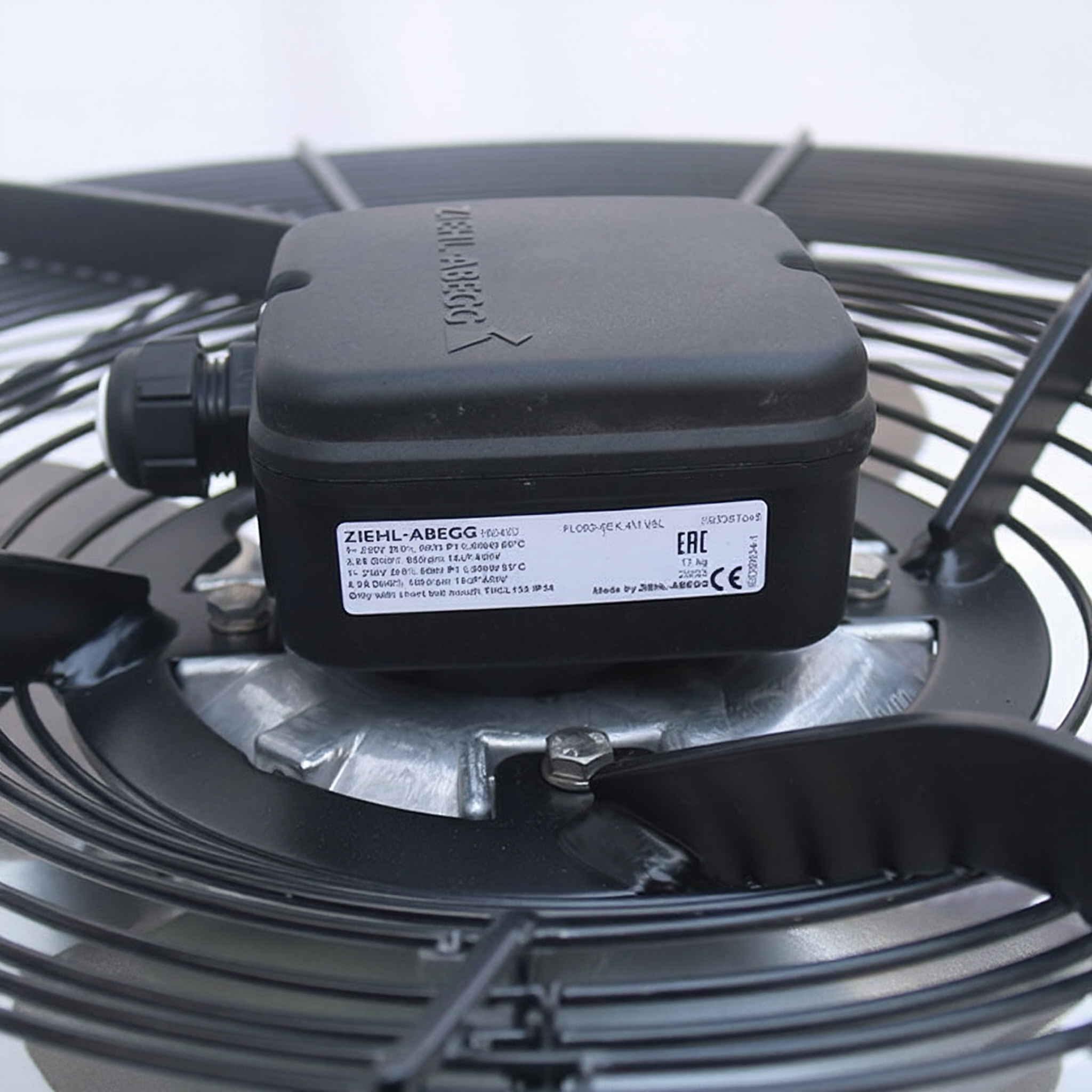 left side view of FL063-6EK.4M.V5L ZIEHL-ABEGG Axial Fan
