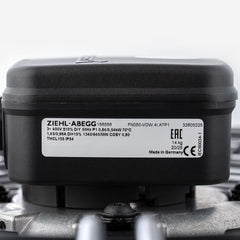 nameplate of FN050-VDW.4I.A7P1 ZIEHL-ABEGG Axial Fan