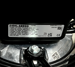 nameplate of FN063-6DK.4I.V7P1 ZIEHL-ABEGG Axial Fan